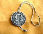 Omega Gray hang tag